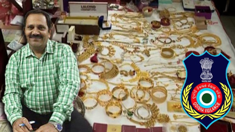 Vigilance raid on former R&B chief engineer reveals 1.5 kg of gold, Rs 2.7 crore in bank deposits, and multiple flats and plots.