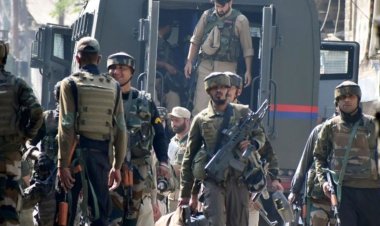 Three terrorists were killed in a Baramulla encounter, and search operations are ongoing.