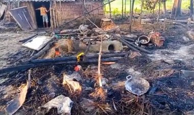 "21 Dalit homes were set on fire in Bihar. The Congress took a swipe at the NDA, referring to it as 'jungle raj'."