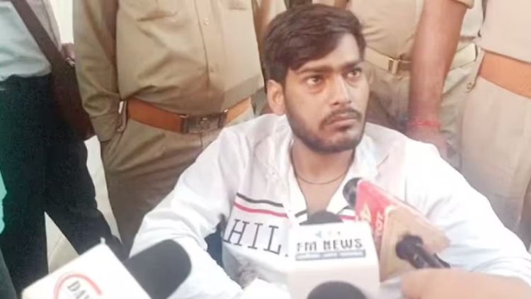 Three cops in Mathura have been suspended after a video of a shooter from the Bishnoi gang went viral.