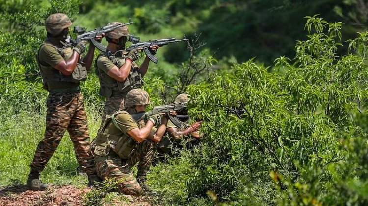 The Indian Army has uncovered a Pakistani terrorist hideout in Poonch, Jammu and Kashmir. They discovered two grenades and three mines at the site.