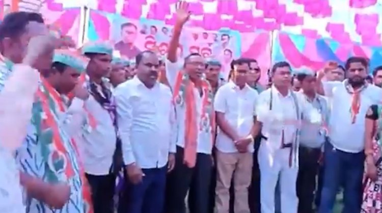 ନୂଆପଡାରେ କଂଗ୍ରେସରେ ଯୋଗଦେଲେ ଶହ ଶହ କର୍ମୀ